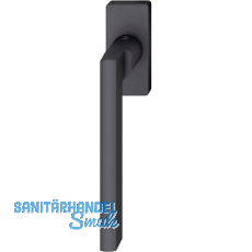 FSB Fenstergriff 34 1035 eckige Rosette, Aluminium schwarz matt