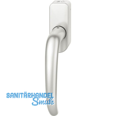 FSB Fenstergriff 34 1023 abschlie�bar ovale Rosette, Aluminium silber eloxiert