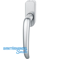 FSB Fenstergriff 34 1023 abschlie�bar ovale Rosette, Edelstahl matt