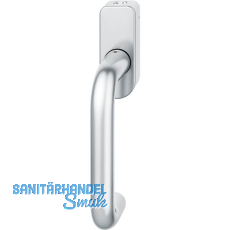 FSB Fenstergriff 34 1070 abschlie�bar ovale Rosette, Edelstahl matt