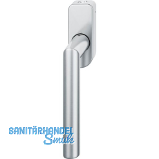 FSB Fenstergriff 34 1076 abschlie�bar ovale Rosette, Edelstahl matt