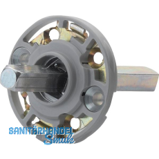 HOPPE Montagemodul UP19/RFL rund, Vierkant 8/62 mm, Stahl aluminiumfarbig