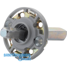 HOPPE Montagemodul UP19/RFL rund, Vierkant 10/62 mm, Stahl aluminiumfarbig