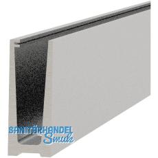 ECONOMY Bodenprofil 0004 zur aufgesetzten Montage, 6000 mm, Alu silber eloxiert ECONOMY Bodenprofil 0004 zur aufgesetzten Montage, 6000 mm, Alu silber eloxiert