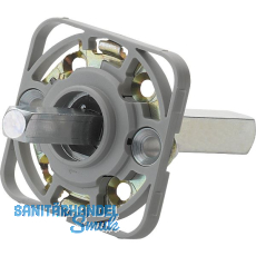 HOPPE Montagemodul UP52/RFL eckig, Vierkant 10/72 mm, Stahl aluminiumfarbig