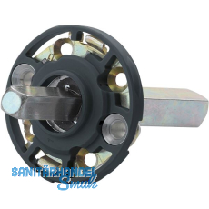 HOPPE Montagemodul UP19/RFL rund, Vierkant 10/72 mm, Stahl schwarz