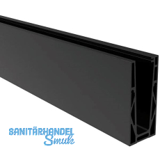 ECONOMY Bodenprofil 0004 ECO zur aufgesetzten Montage, 5000 mm, schwarz eloxiert ECONOMY Bodenprofil 0004 ECO zur aufgesetzten Montage, 5000 mm, schwarz eloxiert