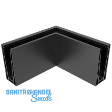 ECONOMY Außenecke für Bodenprofile 0004 ECO, Aluminium schwarz eloxiert ECONOMY Außenecke für Bodenprofile 0004 ECO, Aluminium schwarz eloxiert