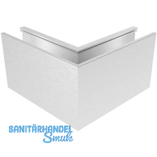 ECONOMY Innenecke für Bodenprofile 0008, Aluminium silber eloxiert ECONOMY Innenecke für Bodenprofile 0008, Aluminium silber eloxiert