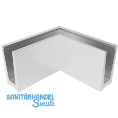 ECONOMY Au�enecke f�r Bodenprofile 0008, Aluminium silber eloxiert