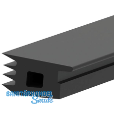 ECONOMY Dichtungsprofil f�r Bodenprofil 0008, 5000 mm, Kunststoff/Gummi