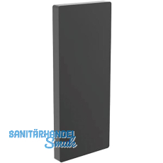 ECONOMY Endkappe f�r Bodenprofile 0005,zur vorgesetzten Montage,schwarz eloxiert