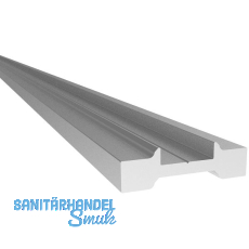 ECONOMY Entwässerungsprofil für Bodenprofile 0005, Aluminium silber eloxiert ECONOMY Entwässerungsprofil für Bodenprofile 0005, Aluminium silber eloxiert