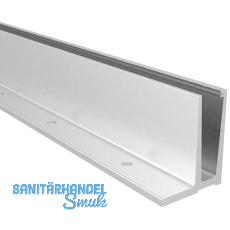 ECONOMY Bodenprofil F-Form 0006 zur aufgesetzten Montage, 6000mm,silber eloxiert ECONOMY Bodenprofil F-Form 0006 zur aufgesetzten Montage, 6000mm,silber eloxiert