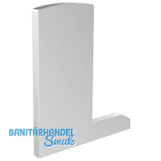 ECONOMY Endkappe f�r Bodenprofil F-Form0006ECO,links,aufgesetzte Montage,silber