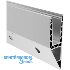 ECONOMY Bodenprofil 0011 verst.FLEX ProXL zur vorgesetzten Montage,2500mm,silber