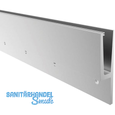 ECONOMY Bodenprofil h-Form 0011 zur vorgesetzten Montage,2500mm, silber eloxiert ECONOMY Bodenprofil h-Form 0011 zur vorgesetzten Montage,2500mm, silber eloxiert