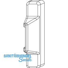 MACO Abdeckkappe Rahmenteil f. Anpressverschluss AS, braun F5 (41343)
