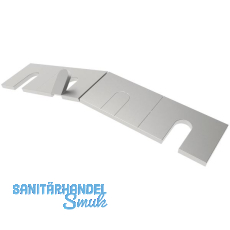 ECONOMY Entwässerungsunterlage für Bodenprofile 0004 UnoXL FLEX2, Edelstahl ECONOMY Entwässerungsunterlage für Bodenprofile 0004 UnoXL FLEX2, Edelstahl