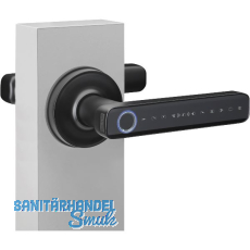 MARCHESI Drückergarnitur Office R mit Fingerprint,Zifferncode,rund,schwarz MARCHESI Drückergarnitur Office R mit Fingerprint,Zifferncode,rund,schwarz