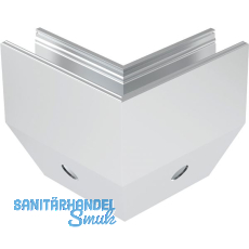 ECONOMY Au�enecke f�r Bodenprofile 0011 FLEX ProXL, Aluminium silber eloxiert