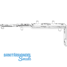 ROTO NX Falzaxerarm C Holz Falztiefe 30 mm 13V silber rechts