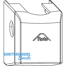 ROTO NX Abdeckkappe Ecklager P PVC R07.2 wei�