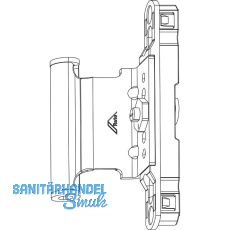 ROTO NX Dreh-/Kippfl�gelfalzband P mit Nutf�hrung 12/20-13 silber