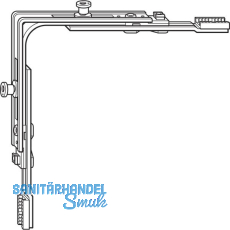 ROTO NT/NX Eckumlenkung Standard 2V-Zapfen silber