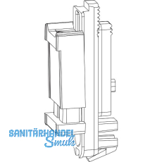 ROTO NX Schn�pper Fl�gelteil Holz/PVC silber