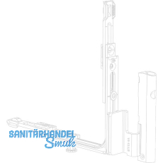 WINKHAUS Fl�gellager FL.HT.E1.18-13.LS mit Eckumlenkung E1, 130kg, links, silber