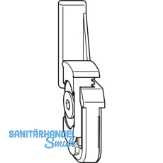 WINKHAUS Rahmenteil RT.DFE-TFE.RS, Schlie�blech SBS, mit Anschlagfl�che, rechts