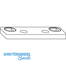 WINKHAUS Schließauflauf SA.VV.7, für Eurofalz 18 mm, silber WINKHAUS Schließauflauf SA.VV.7, für Eurofalz 18 mm, silber