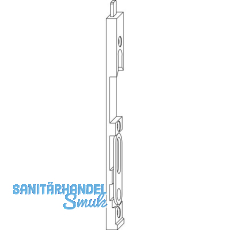 WINKHAUS Kantenriegel oben KO.11, Stahl verzinkt silberf�rbig