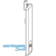 WINKHAUS Hubbegrenzer AWDR, zur Blockierung der Kippstellung, silber