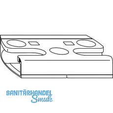 WINKHAUS Sicherheitsschlie�blech SBS.H.13-30, Eurofalz 12/30-13V, Stahl silber