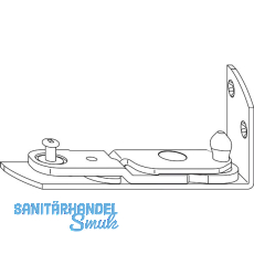 WINKHAUS Ecklager EL.H.SE.20-9.Z.LS Eurofalz 20, 9V, 130kg, mit Zapfen, links WINKHAUS Ecklager EL.H.SE.20-9.Z.LS Eurofalz 20, 9V, 130kg, mit Zapfen, links