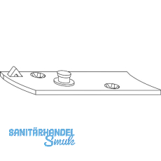 WINKHAUS Rahmenanbindung RA.DB.H.SE.20-9.RS Eurofalz 20 mm, 9V, rechts, silber