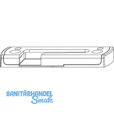 WINKHAUS Sicherheitskippschlie�blech SBK.H.13-24.LS.KVD, EF 24 mm, 13V, links