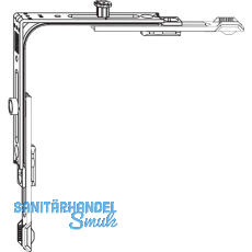 WINKHAUS Eckumlenkung E1.VS.KG.F, 1 Kontaktgeber / 1 Zapfen, silber