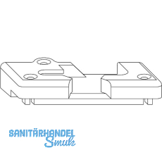 ROTO NT/NX Kipplager PVC 13V KBE/K�MMERLING/TROCAL Zink silber rechts