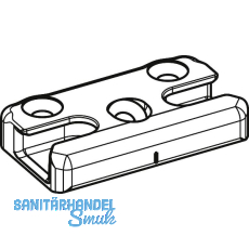 ROTO NT/NX Sicherheits-Schlie�st�ck Holz 12,5/18-13 oben Zink 2 Zapfen