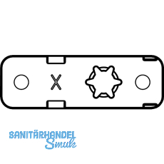 ROTO NT/NX Fang-/Putzscheren Unterlage 3,5 mm graubraun (347134)