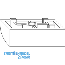 WINKHAUS Auflauf FR.13/12, Falzluft 12 mm, Versatz 13 mm, Kunststoff
