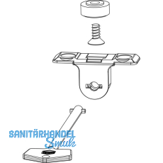MACO MM Drehsperre verdeckt 12L, Versatz 13 mm, sperrbar, silber (101562) MACO MM Drehsperre verdeckt 12L, Versatz 13 mm, sperrbar, silber (101562)