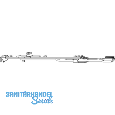 MACO MM Endverschluss EH unten, mit 1 iS-Zapfen, FFH 1340-2450 mm (205644)