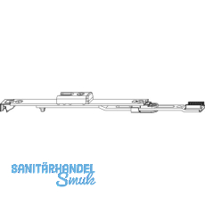 MACO MM Endverschluss EH unten, mit Schlie�teil, FFH 1340-2450 mm (205717)