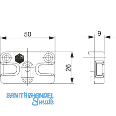 MACO Schlie�teil iS PVC 12/20-13, K�MMERLING 88+, +1mm, silber (364697)