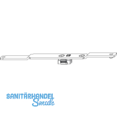 MACO Stulpverl�ngerung f�r Drehband MAMMUT 180 kg, L=170 mm, silber (202867)