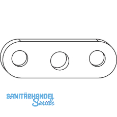 MACO Unterlagsplatte f�r Fang- und Putzschere, St�rke 3 mm, silber (455349)